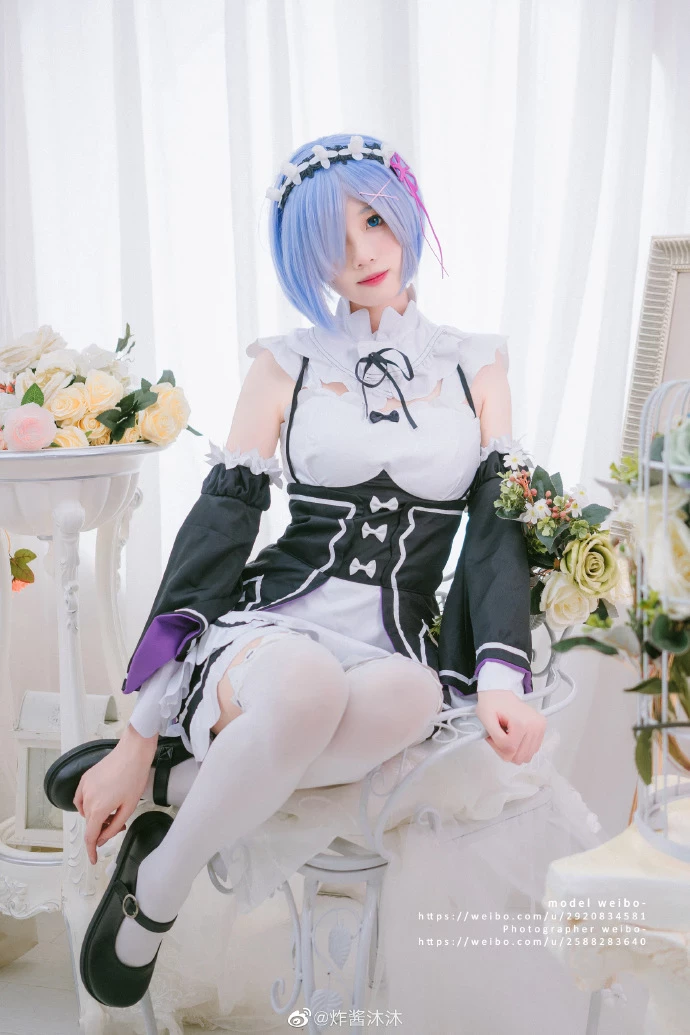 《Re：從零開始的異世界生活》性感雷姆女僕Cosplay[CN：炸醬沐沐] [14P]