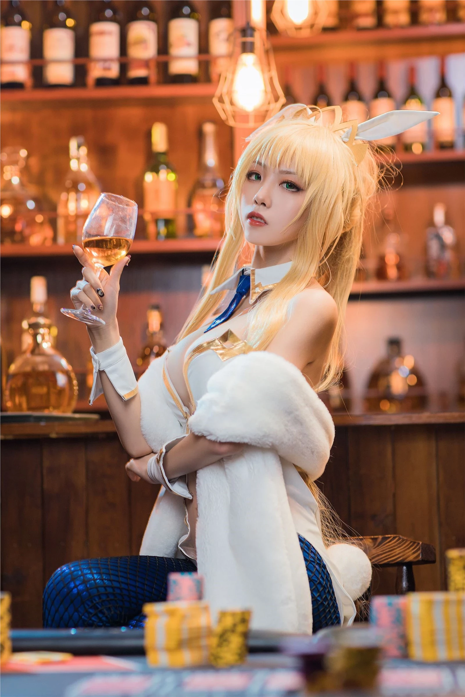 cosplay 水淼 白槍呆