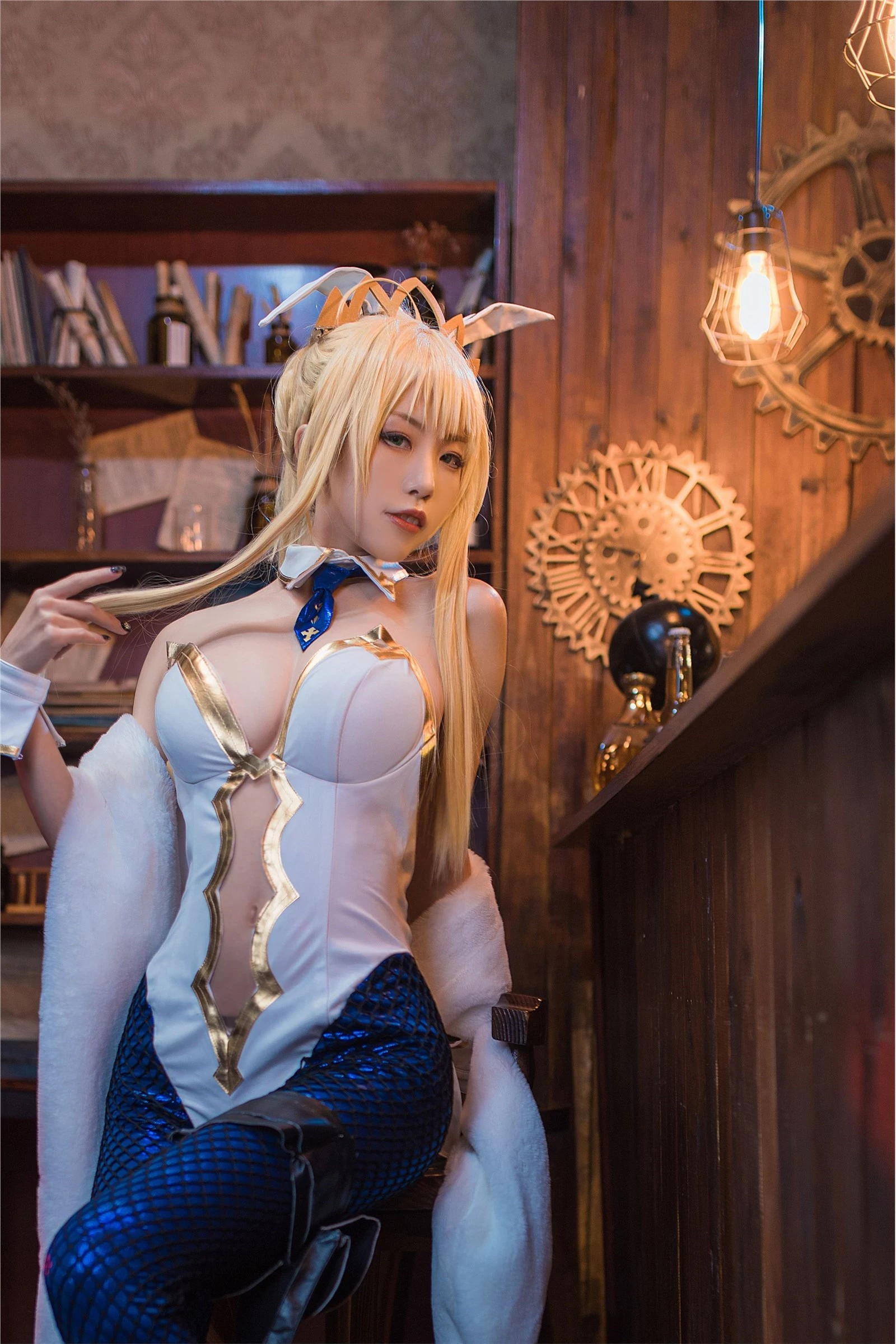 cosplay 水淼 白槍呆