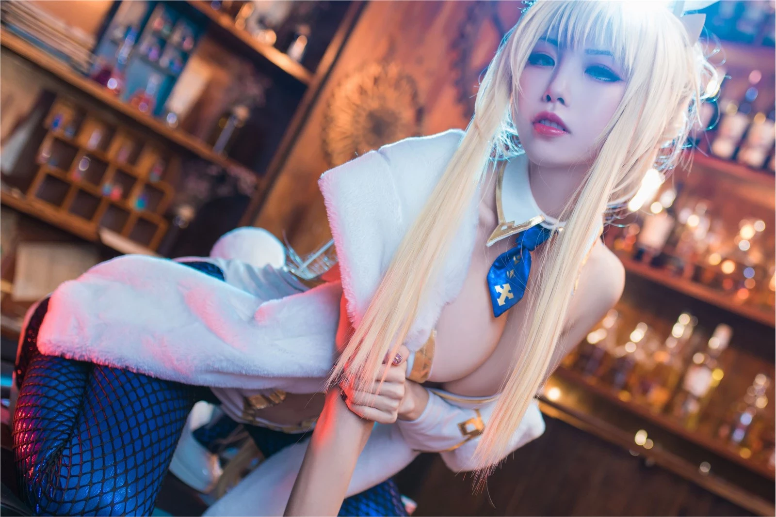 cosplay 水淼 白槍呆