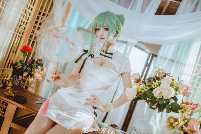 初音未來可愛的旗袍Cosplay美圖[CN：coser衣衣] [15P]