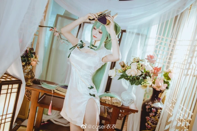 初音未來可愛的旗袍Cosplay美圖[CN：coser衣衣] [15P]