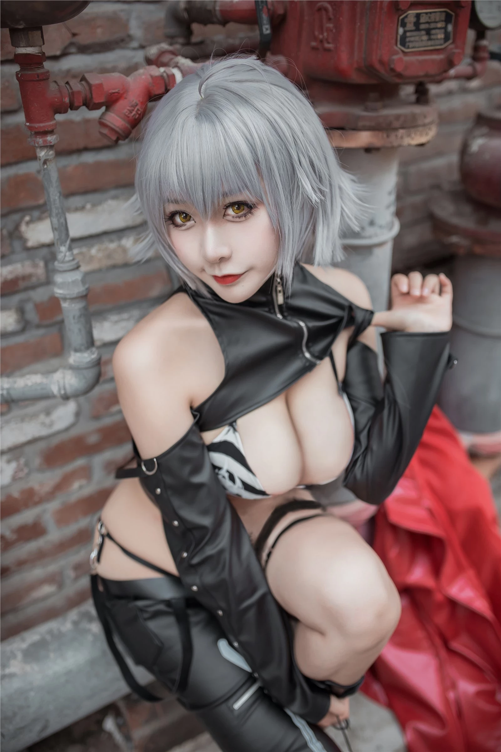 cosplay 三刀刀Miido - 黑貞德