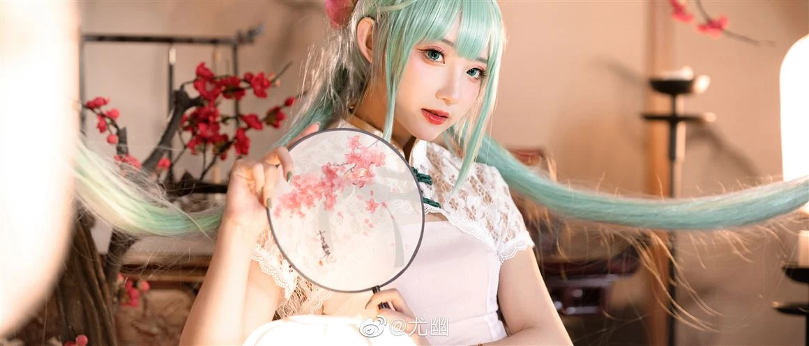 初音未來性感旗袍Cosplay[CN：尤幽] [12P]