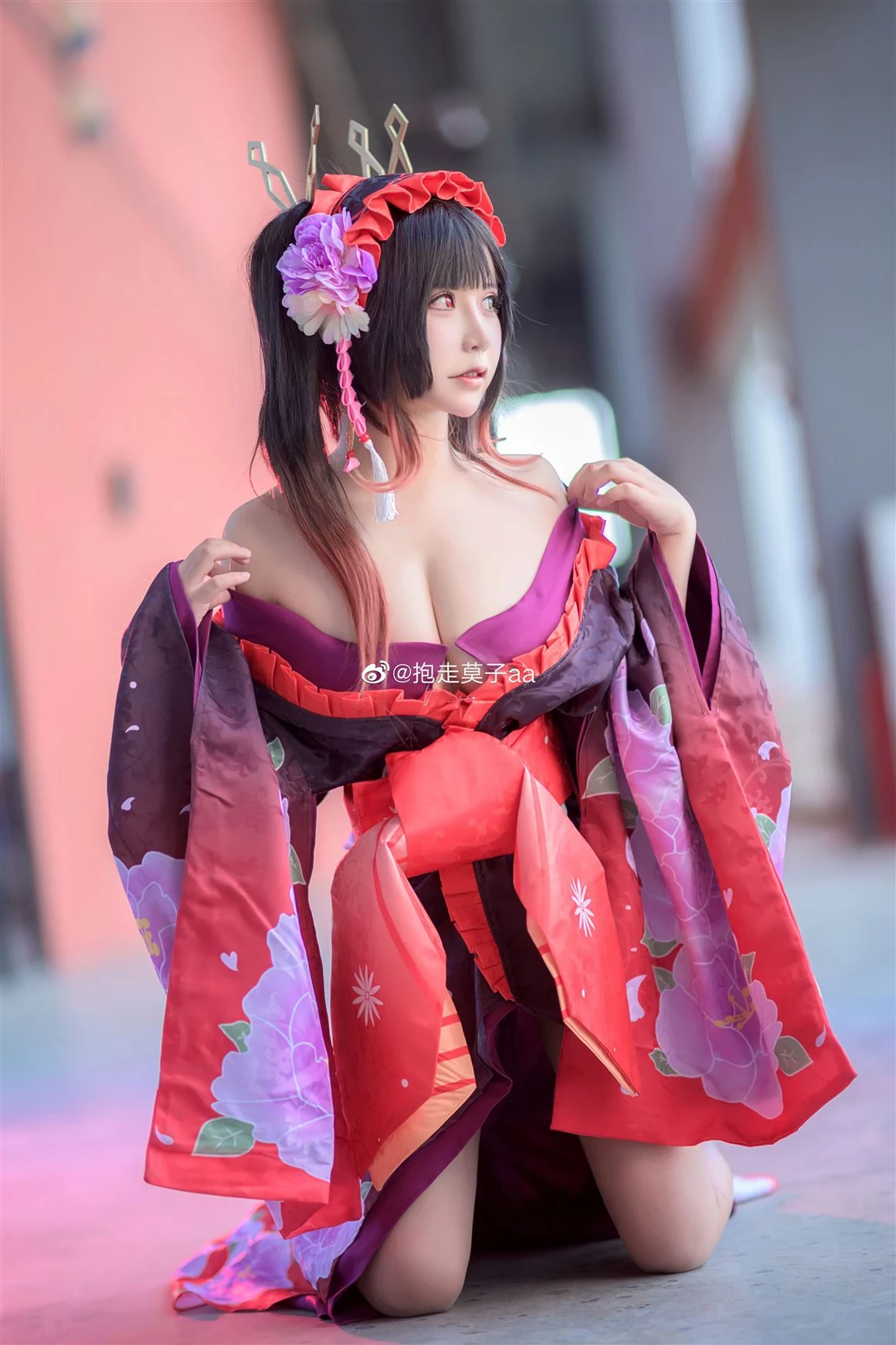 《約會大作戰》時崎狂三性感巨乳Cosplay[CN：抱走莫子] [11P]