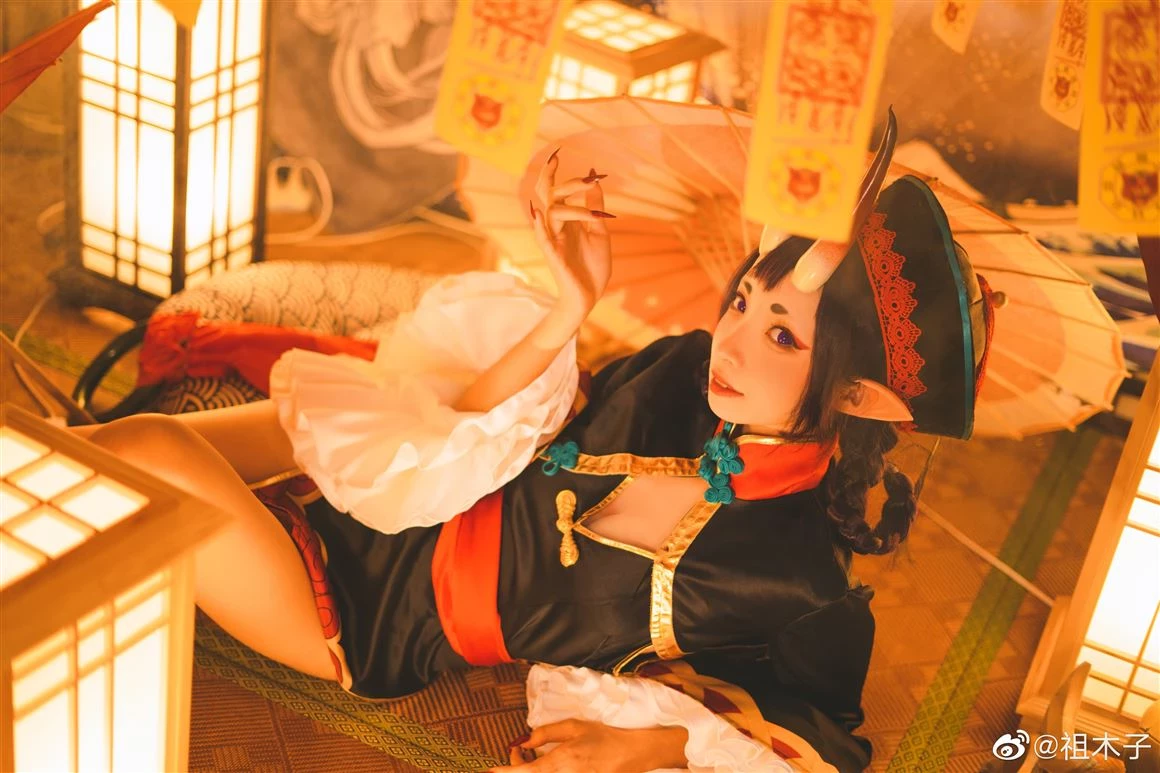 《陰陽師》酒吞童子Cosplay[CN：祖木子] [11P]