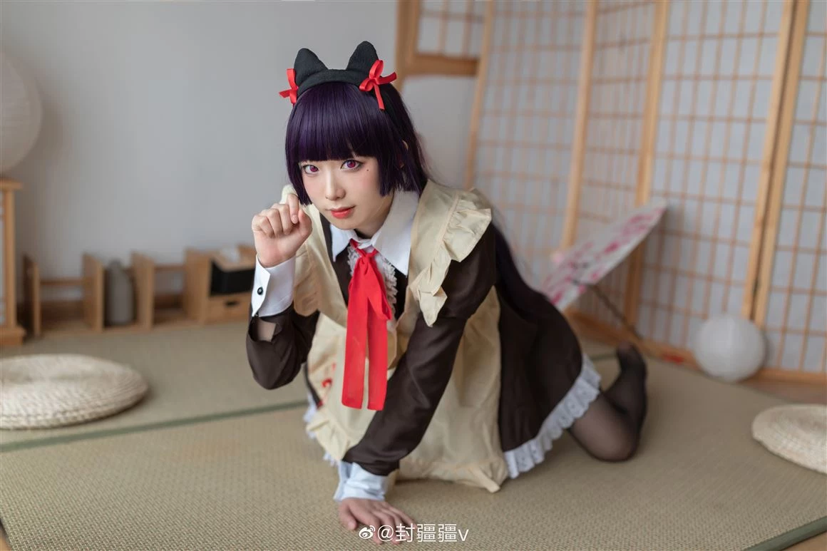 《我的妹妹不可能這麽可愛》黑貓女僕裝Cosplay[CN：封疆疆v] [13P]