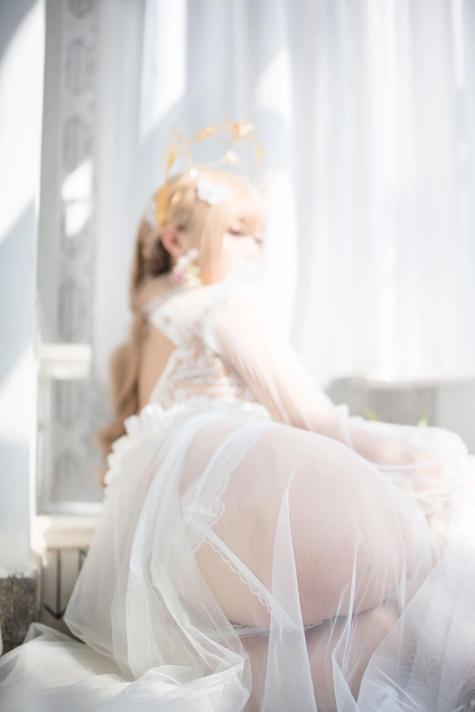 [Cosplay] 萌系小姐姐-白燁珍珠花嫁 [62P]