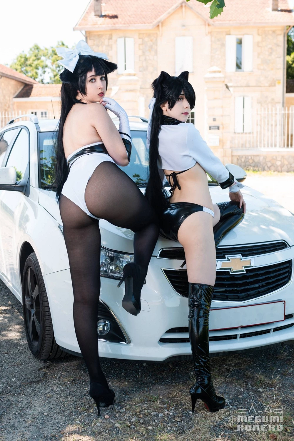 Megumi Koneko & Gumiho Arts - Racing Queen Atago & Takao