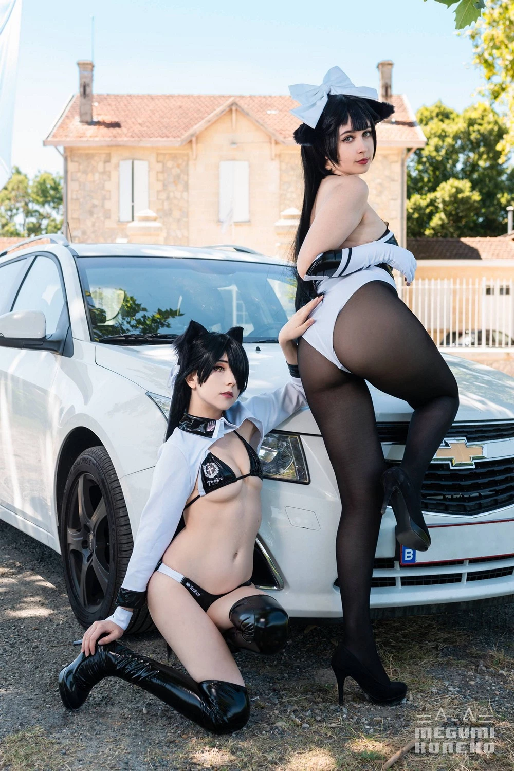 Megumi Koneko & Gumiho Arts - Racing Queen Atago & Takao