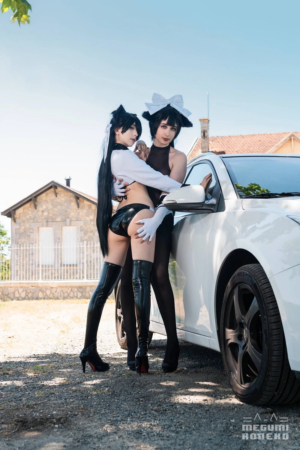 Megumi Koneko & Gumiho Arts - Racing Queen Atago & Takao