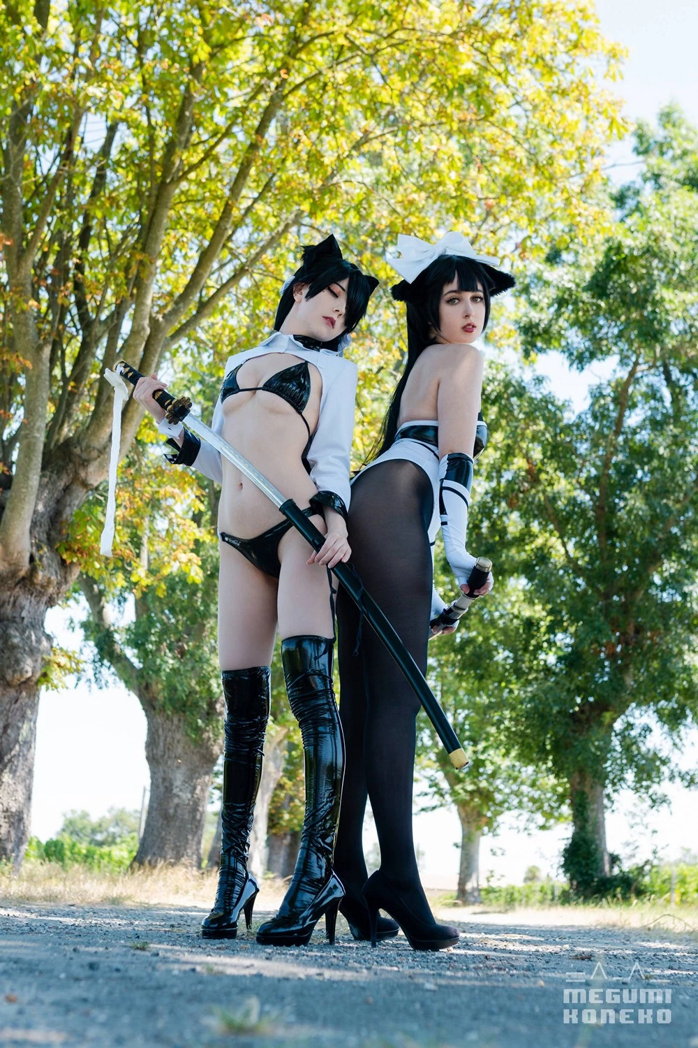 Megumi Koneko & Gumiho Arts - Racing Queen Atago & Takao