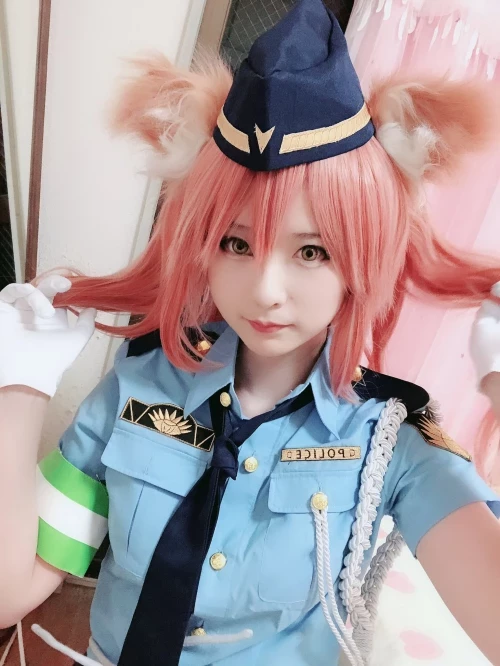 Misa呆呆 FGO 玉藻御前婦警コスプレ [9P]