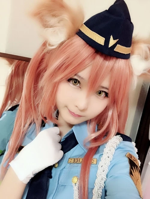 Misa呆呆 FGO 玉藻御前婦警コスプレ [9P]