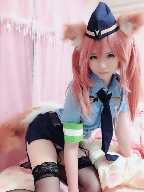 Misa呆呆 FGO 玉藻御前婦警コスプレ [9P]