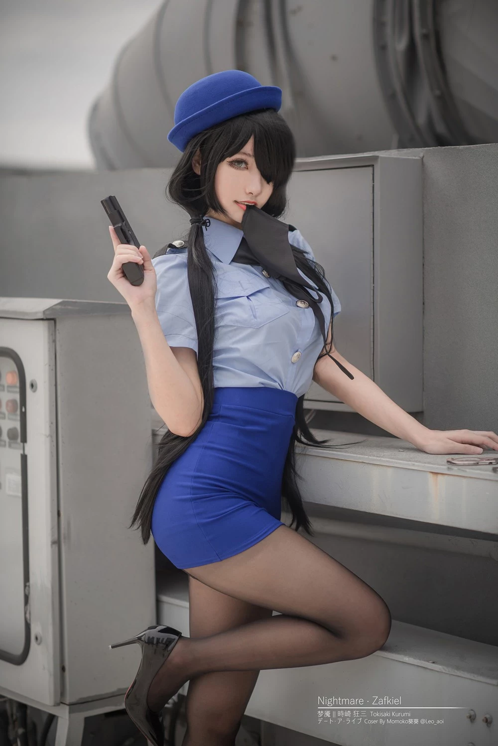 Momoko葵葵 - Tokisaki Kurumi Police Uniform