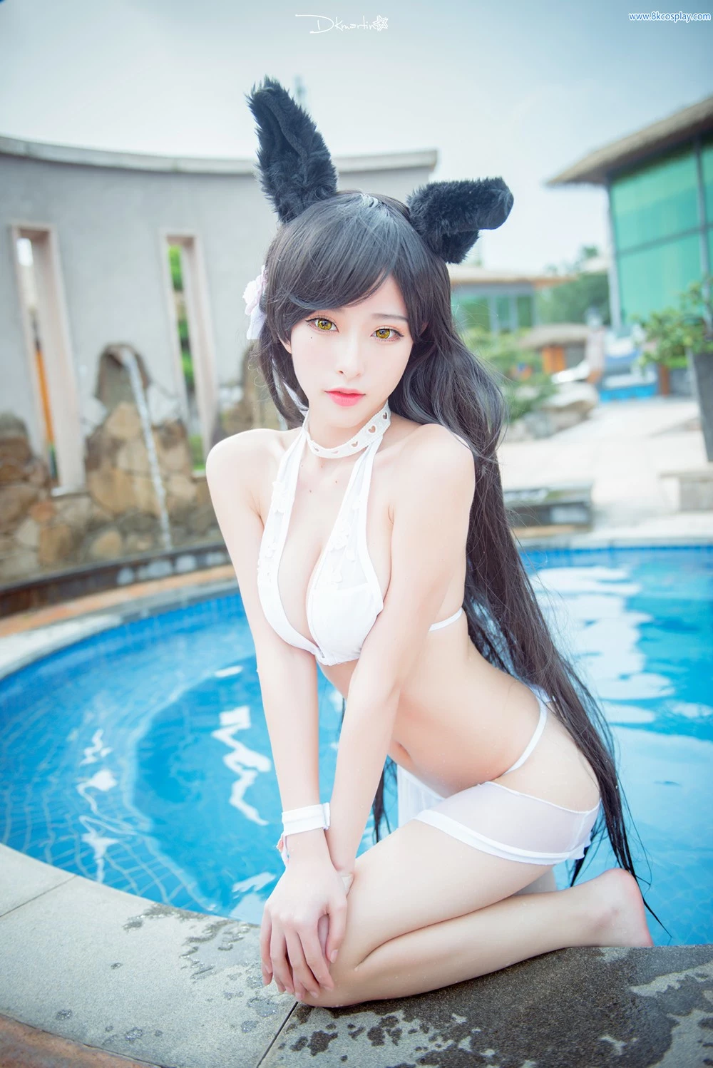 [清水由乃] Azur Lane Atago Swim suit