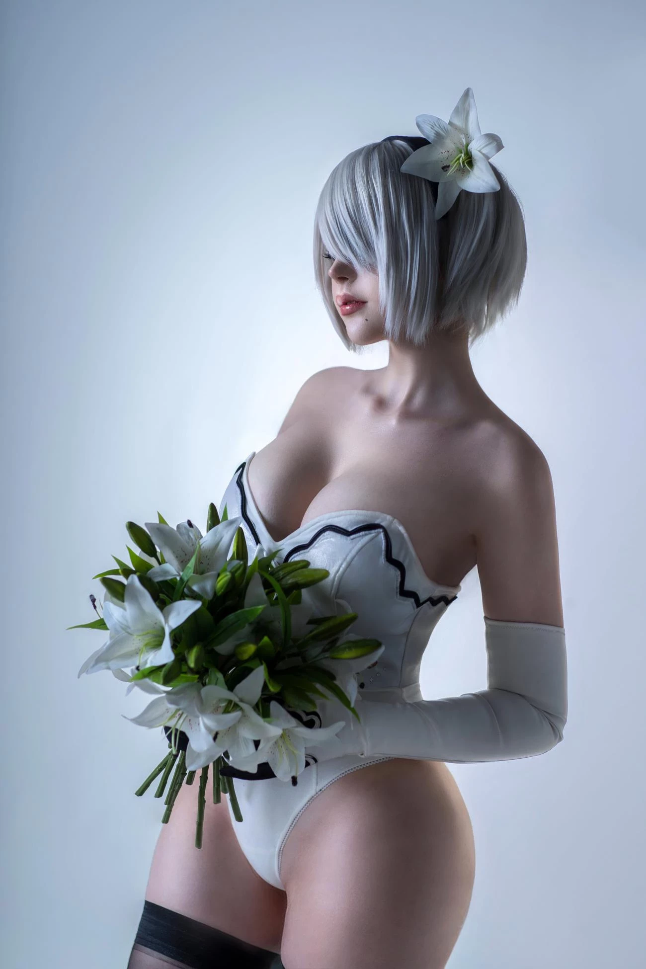 國外美女SayaTheFox 2B Floral