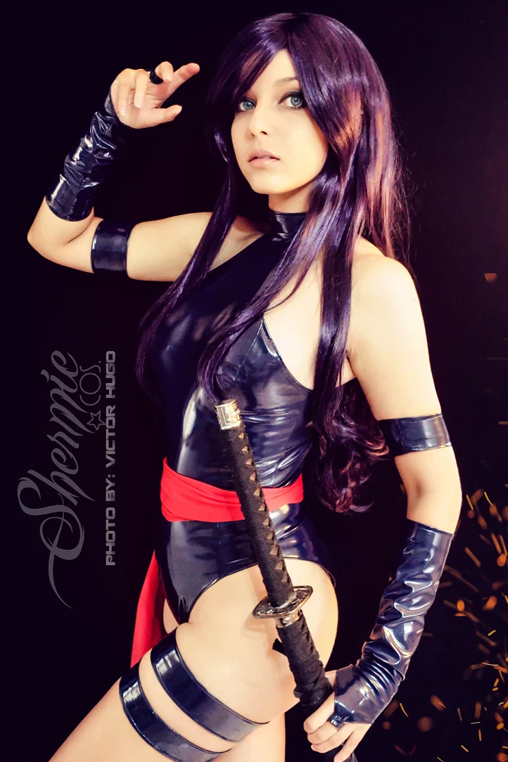 Assorted X-Men Psylocke Cosplay