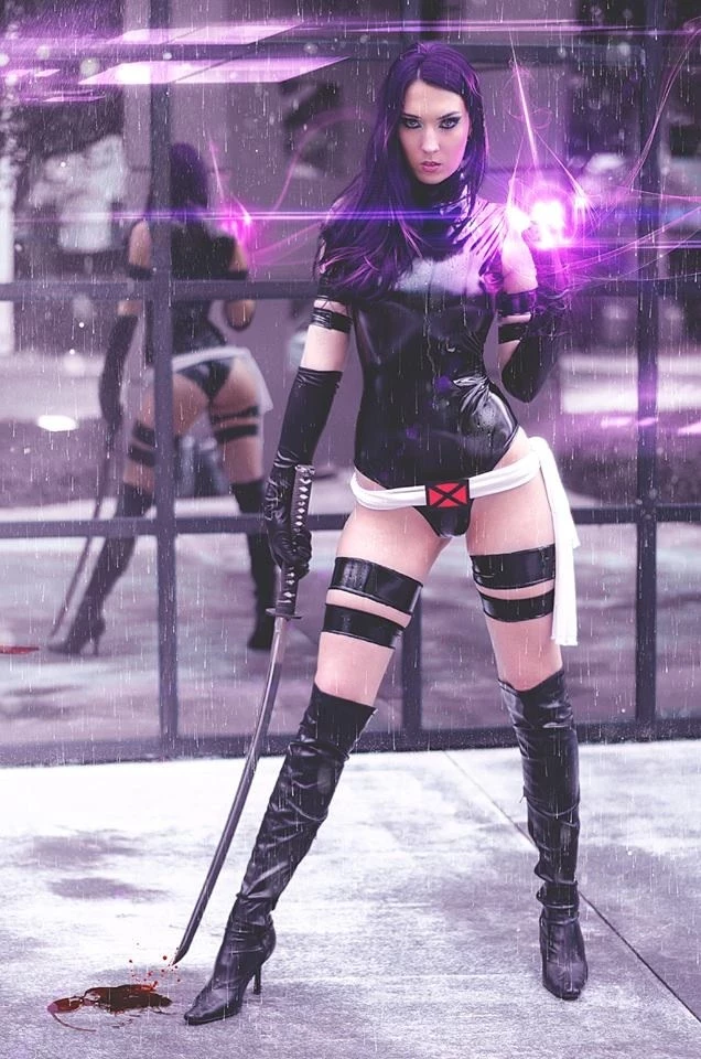 Assorted X-Men Psylocke Cosplay