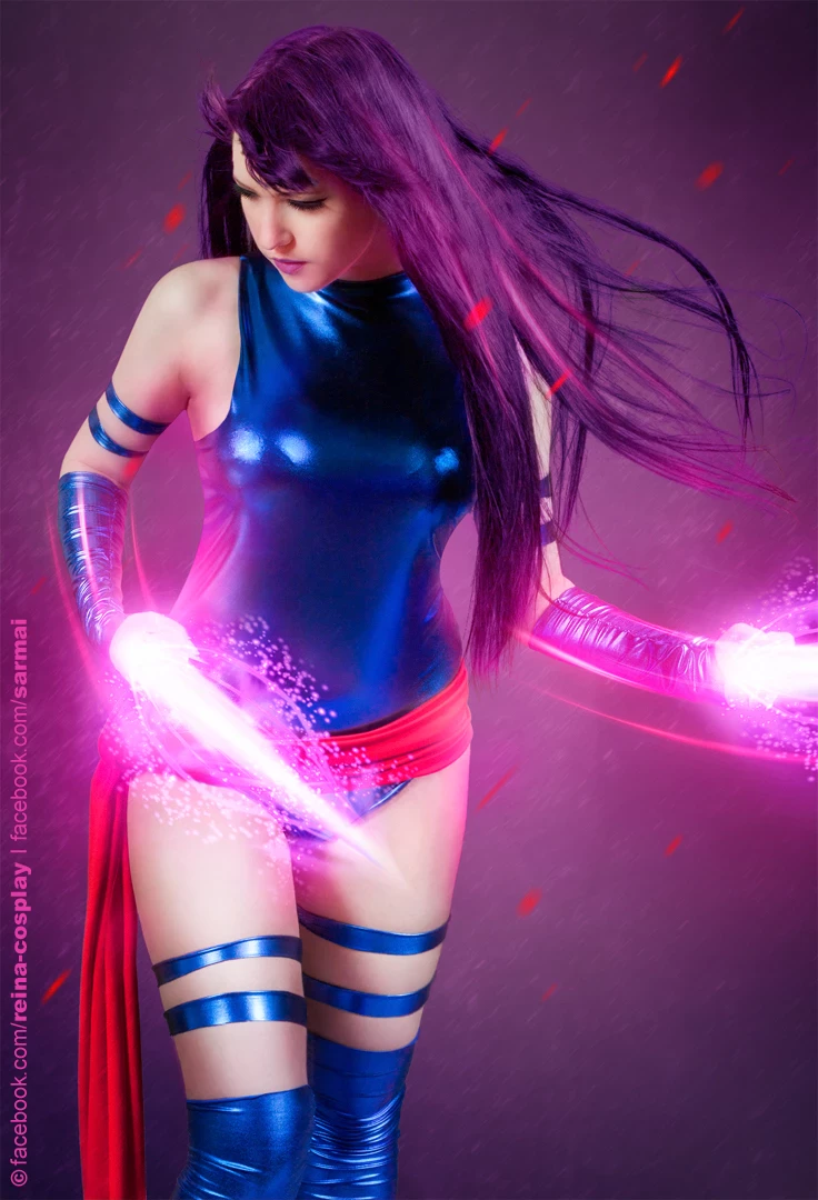 Assorted X-Men Psylocke Cosplay