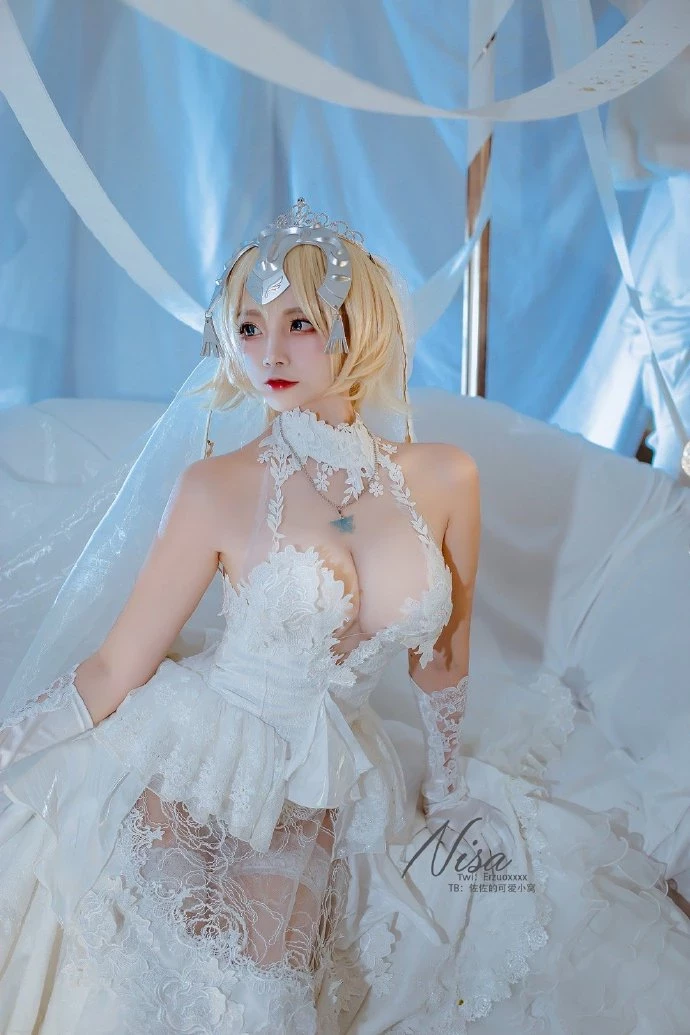 FGO聖女貞德花嫁cos 唯美高貴氣質 cn二佐Nisa [12P]