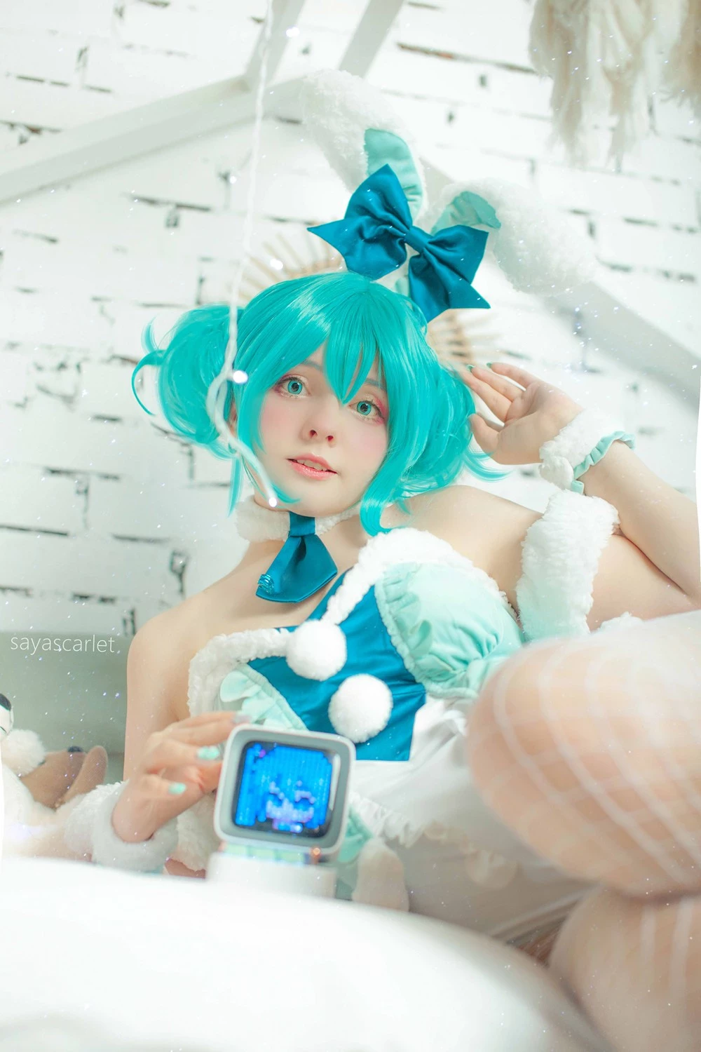 Saya Scarlet - Hatsune Miku BiCute Bunnies White