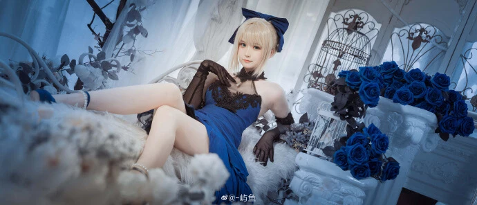 fate extra阿爾托莉雅saber設定集藍禮服ver cn嶼魚 [12P]