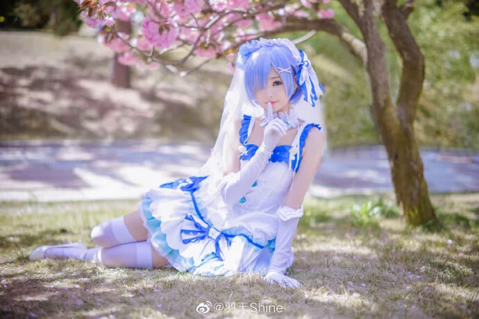 從零開始蕾姆花嫁cos,美萌可愛 cn羽天Shine [12P]