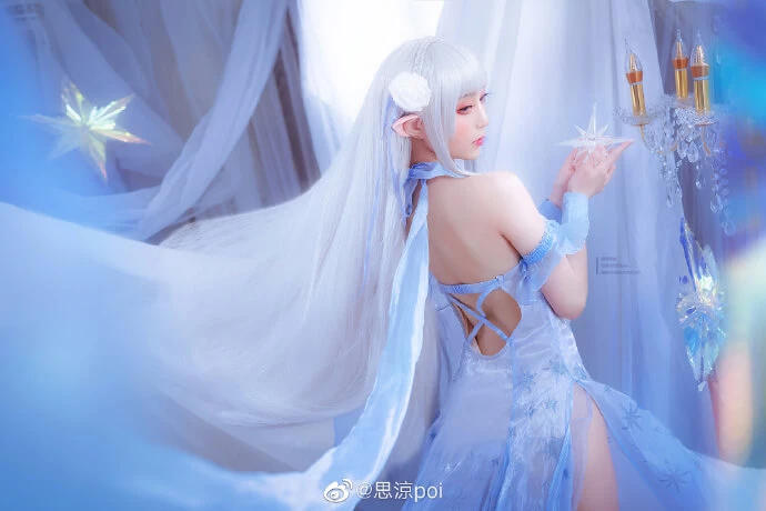 從零開始艾米莉亞EMT 愛蜜莉雅水晶禮服cos cn思涼poi [9P]