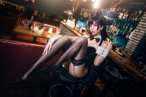 迷失人形 陪酒女郎 アズールレーン 愛宕[Azurlane Atago] Bunny Girl cosplay [15P]