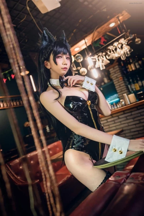 迷失人形 陪酒女郎 アズールレーン 愛宕[Azurlane Atago] Bunny Girl cosplay [15P]