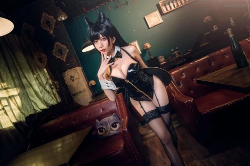 迷失人形 陪酒女郎 アズールレーン 愛宕[Azurlane Atago] Bunny Girl cosplay [15P]