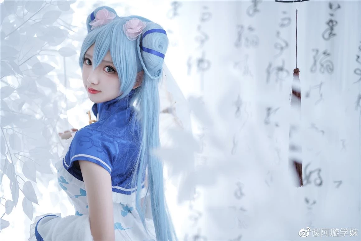 清純少女cos初音未來美圖分享[CN：阿璇學妹] [9P]