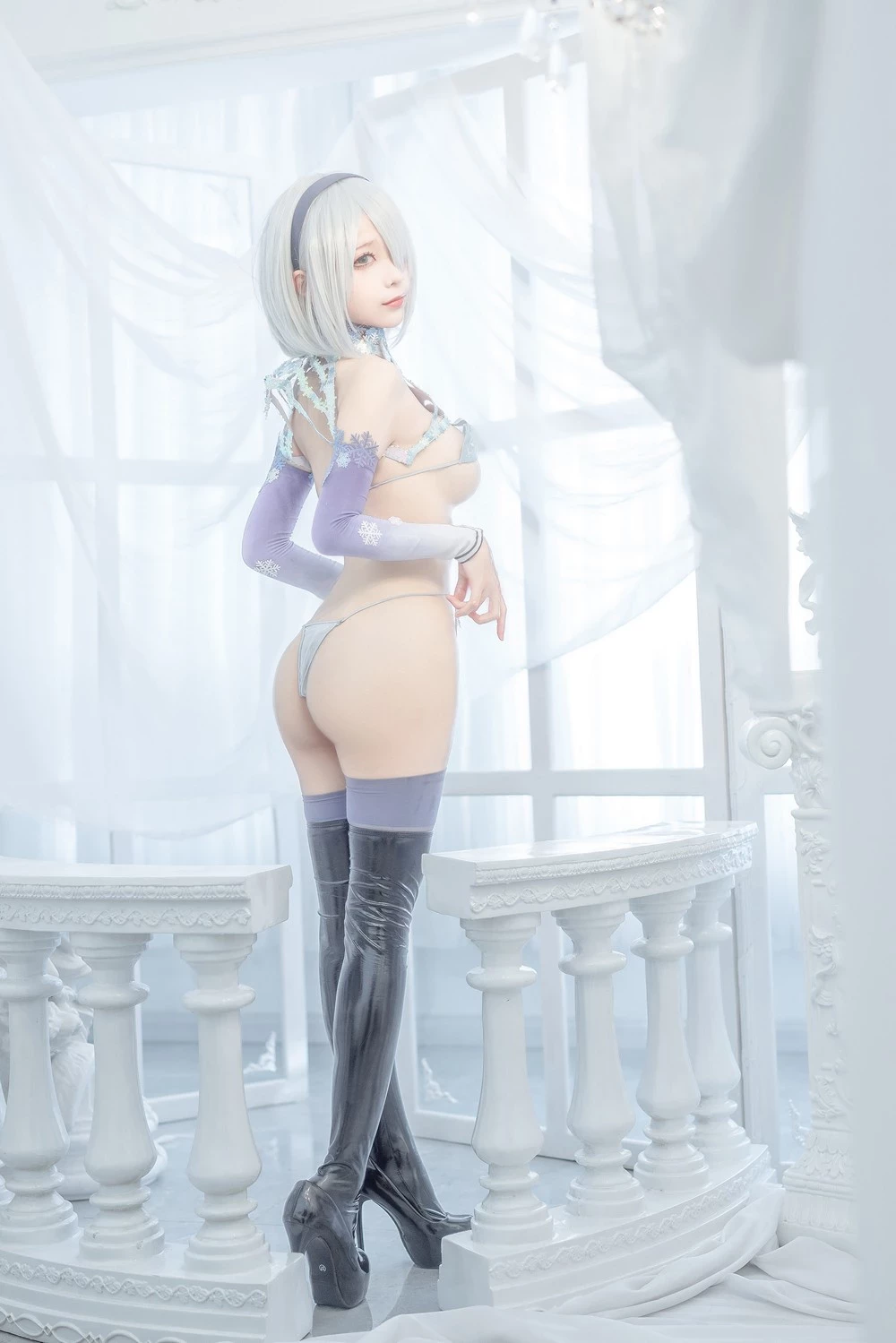 [Cosplay] [蠢沫沫momo-][Cosplay][2b 冰雪]60P [14 January 2022]