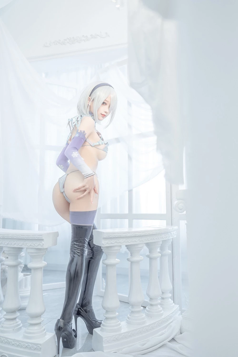 [Cosplay] [蠢沫沫momo-][Cosplay][2b 冰雪]60P [14 January 2022]