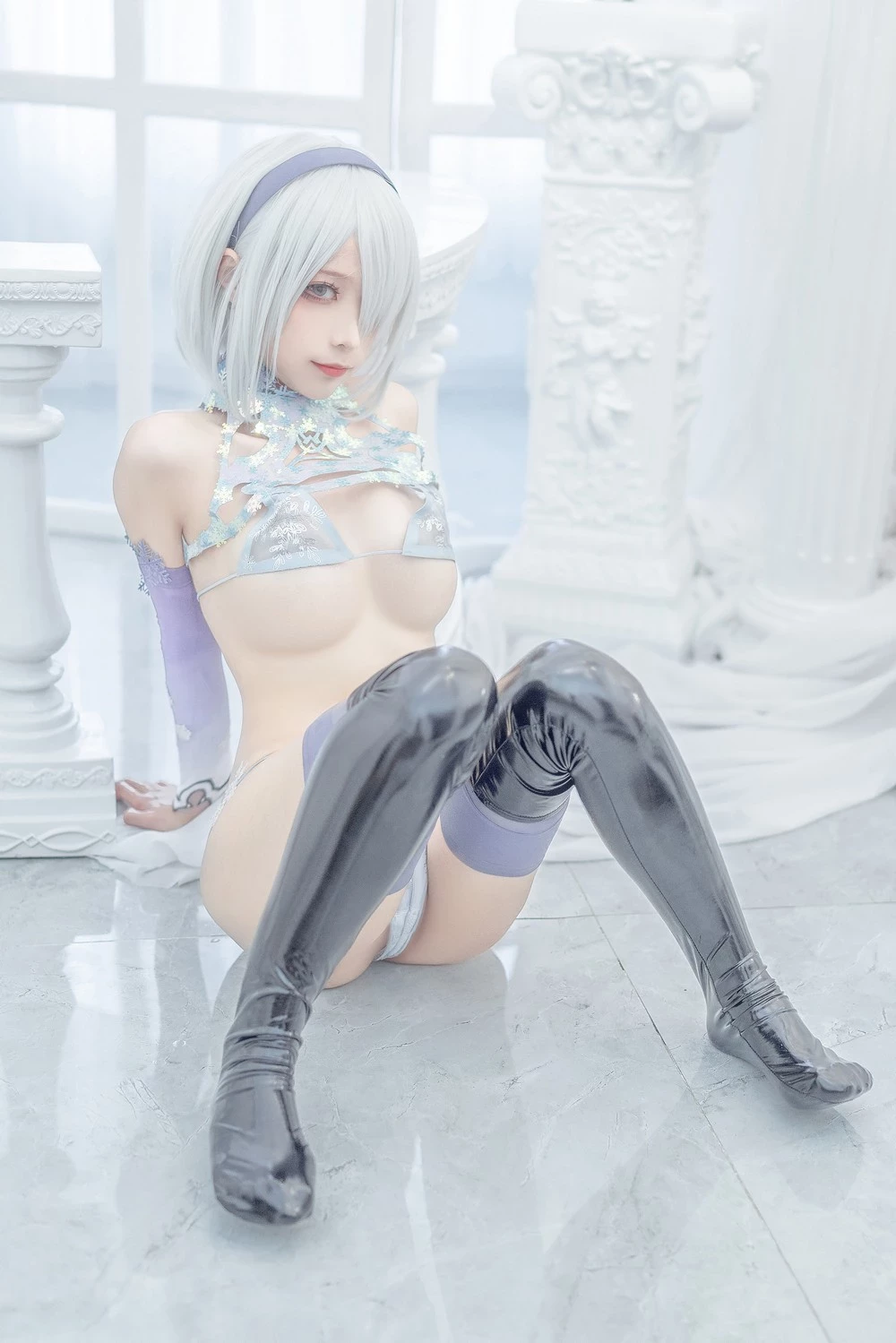 [Cosplay] [蠢沫沫momo-][Cosplay][2b 冰雪]60P [14 January 2022]