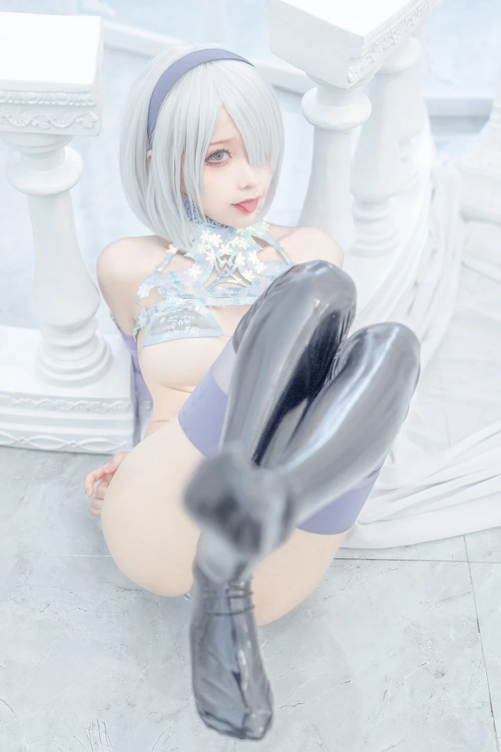 [Cosplay] [蠢沫沫momo-][Cosplay][2b 冰雪]60P [14 January 2022]