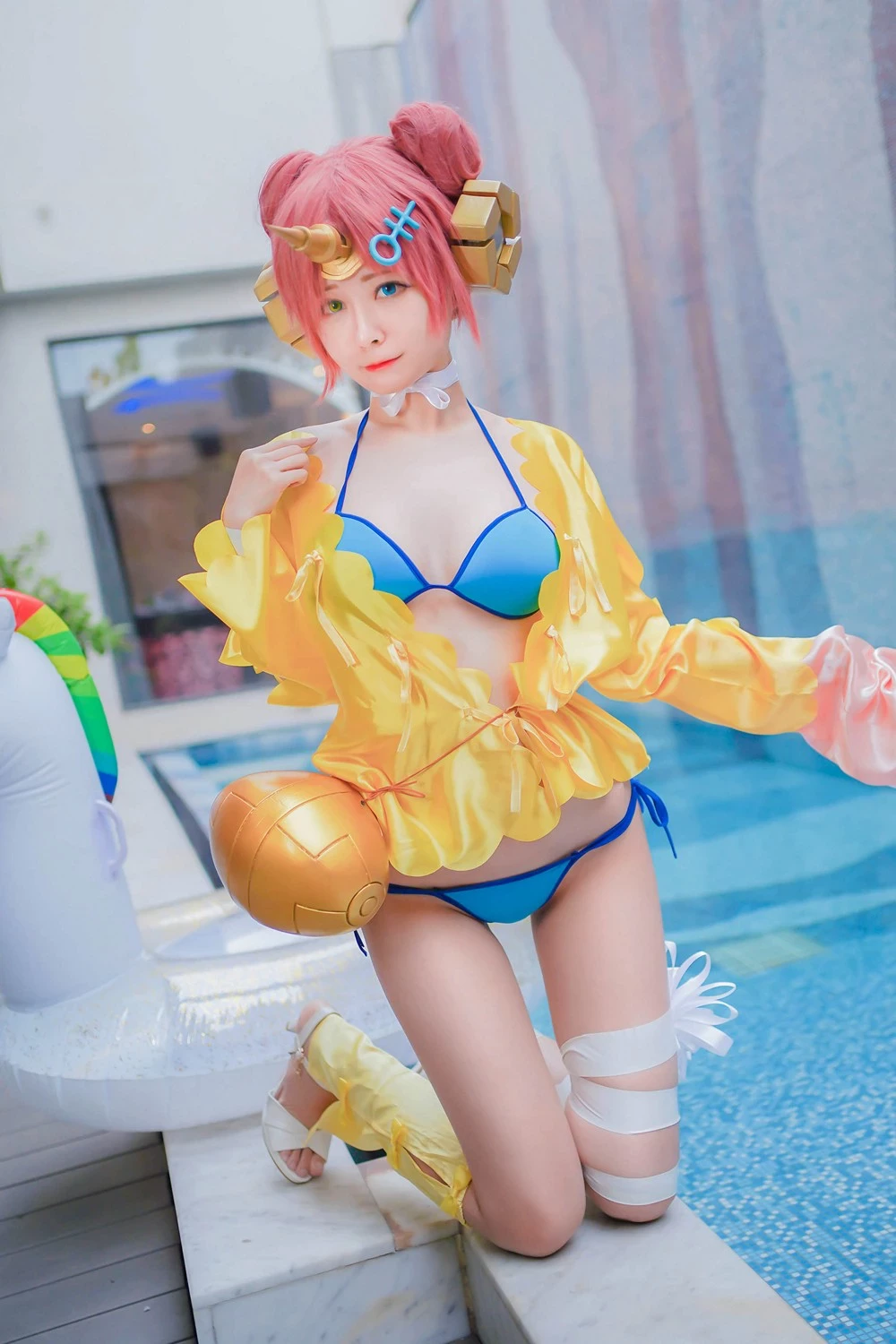 [Cosplay] Arty Huang - FGO Frankenstein swimsuit [2 sets] [32P] [6 February 2022]