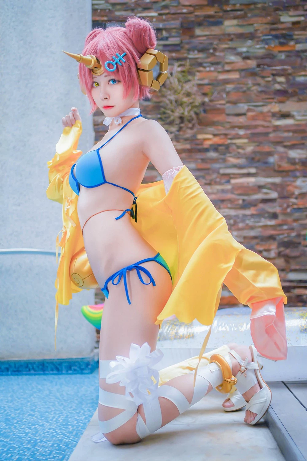 [Cosplay] Arty Huang - FGO Frankenstein swimsuit [2 sets] [32P] [6 February 2022]