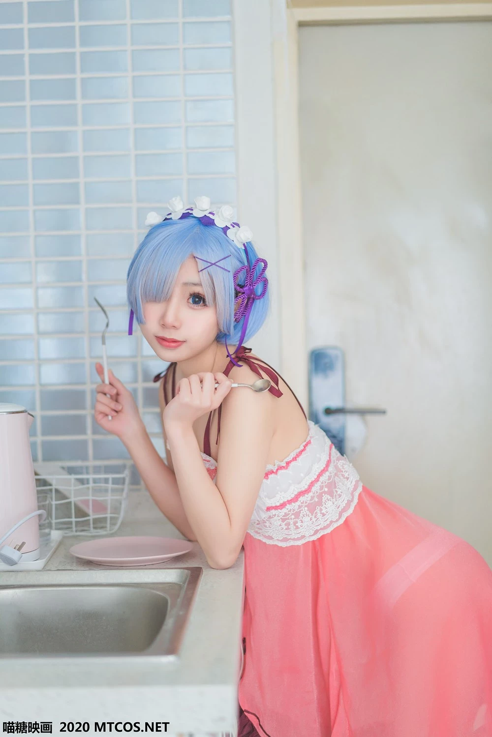 [Cosplay] 喵糖映畫 VOL.112 蕾姆睡衣 [4 February 2022]