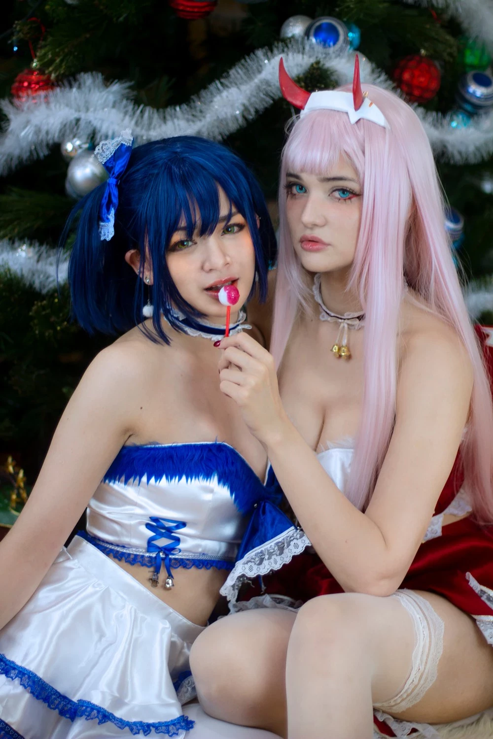 Digi Demon & GAKI Aiko - Zero Two and Ichigo - Gaymas