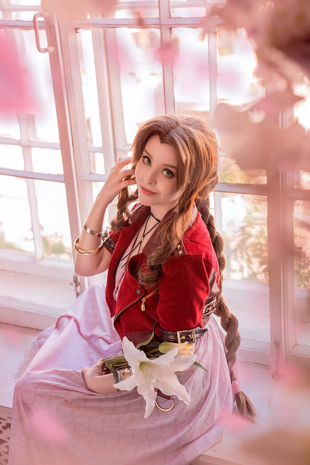 Disharmonica - Aerith Cosplay [Final Fantasy 7]