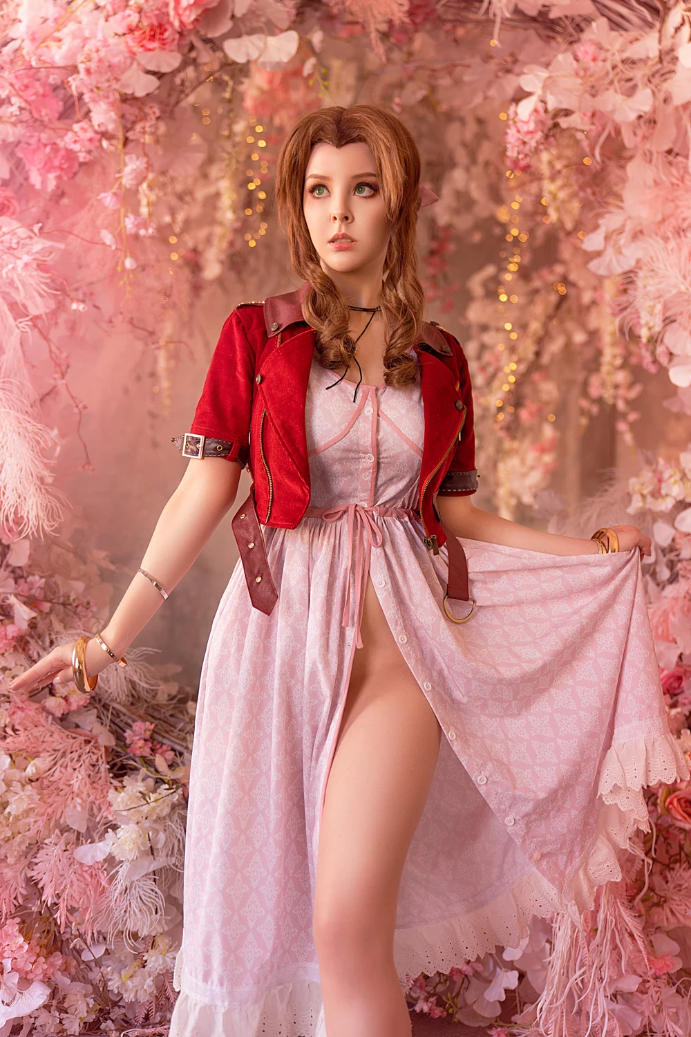 Disharmonica - Aerith Cosplay [Final Fantasy 7]