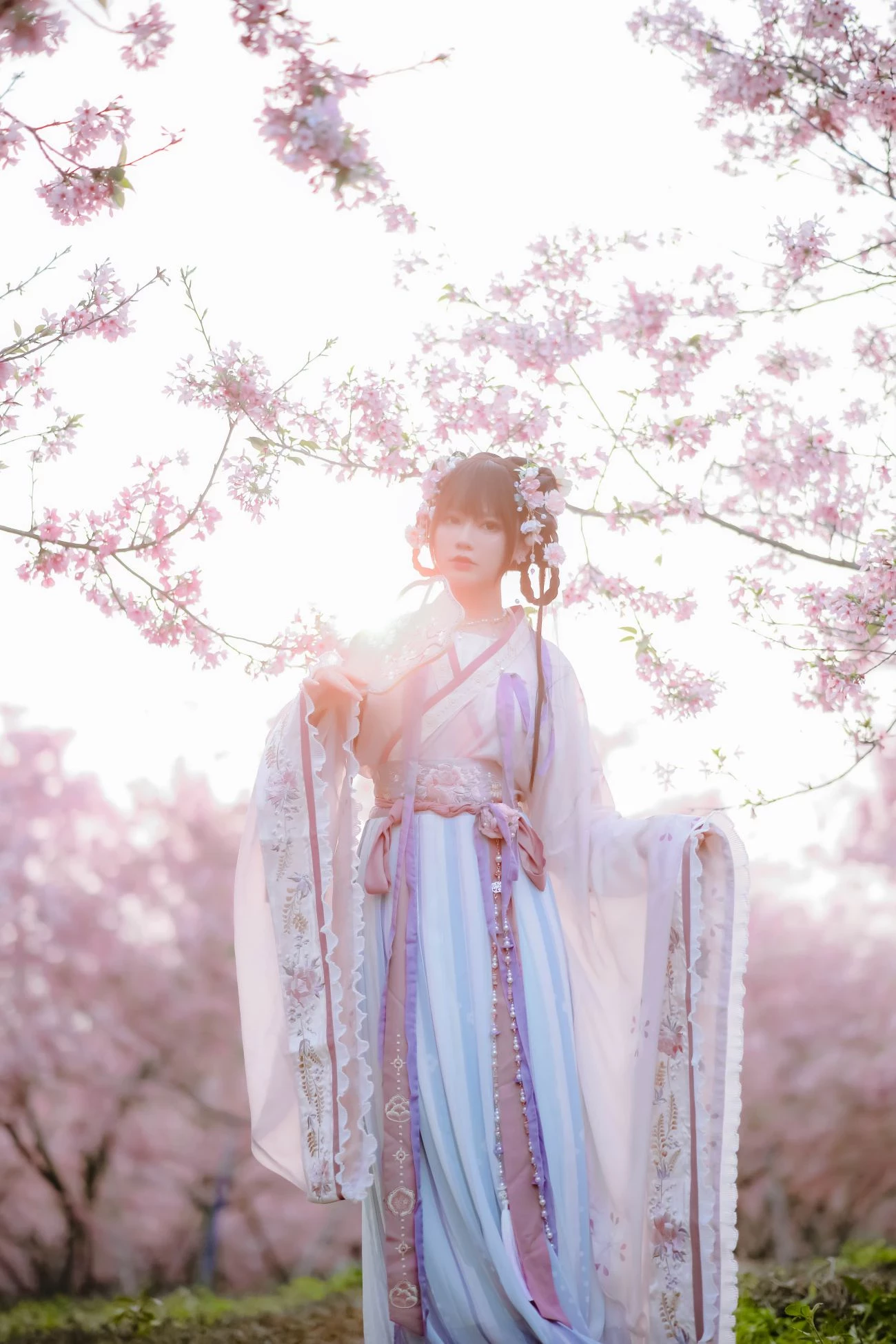 Nyako喵子 櫻花漢服 花神祈願