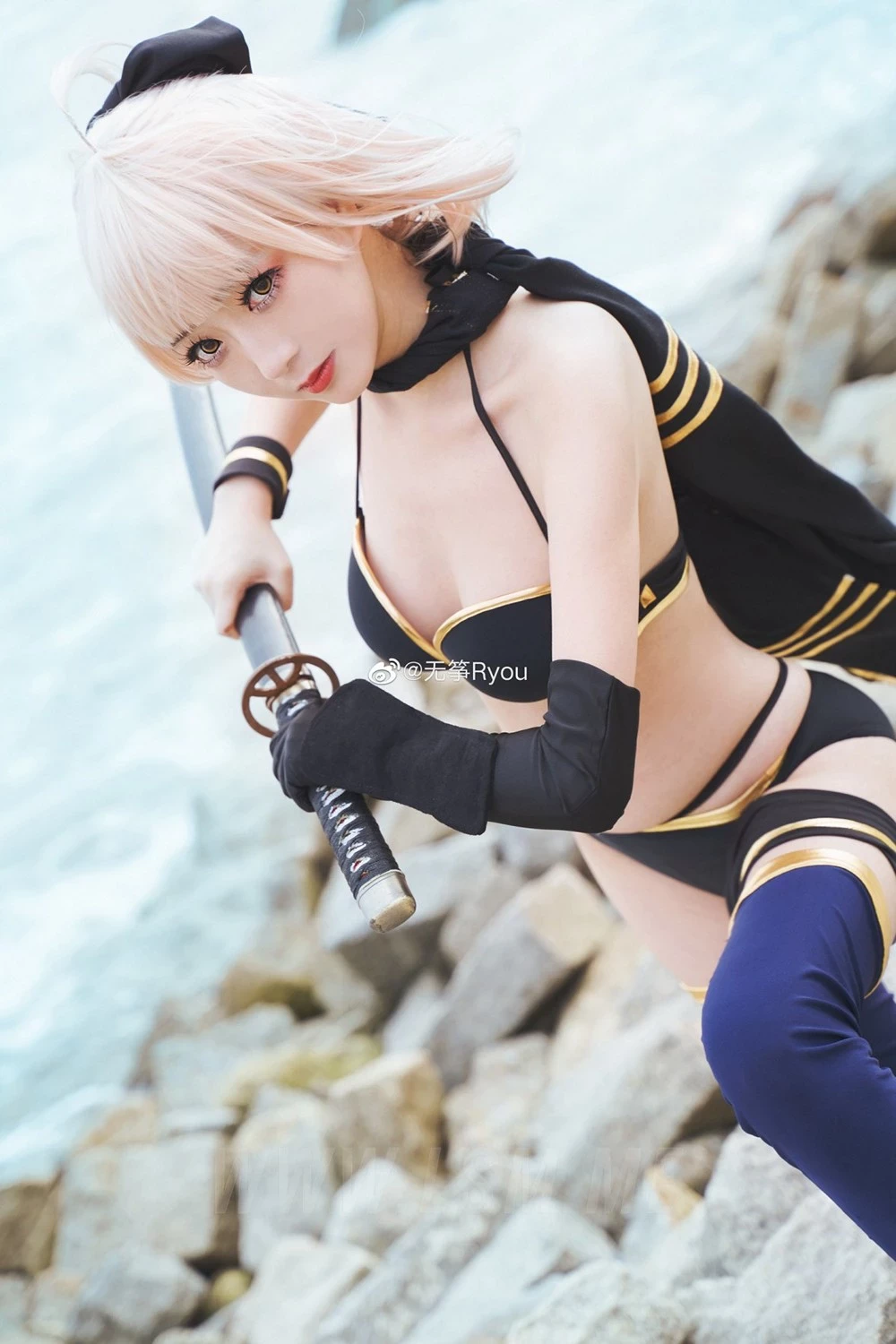 [無箏Ryou] 沖田總司cosplay和最終幻想7蒂法·洛克哈特