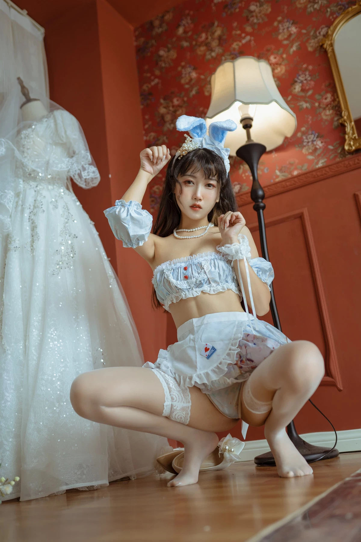 不呆貓 Cosplay 兔子女友