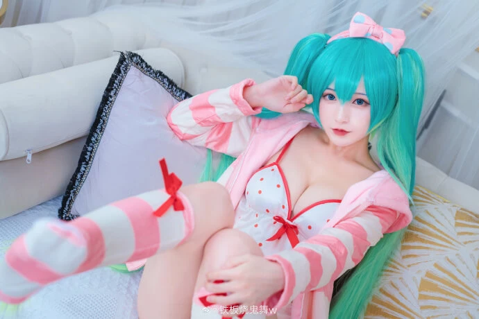 初音未來睡衣cos,超甜美可愛便服ver cn鐵板燒鬼舞w [9P]