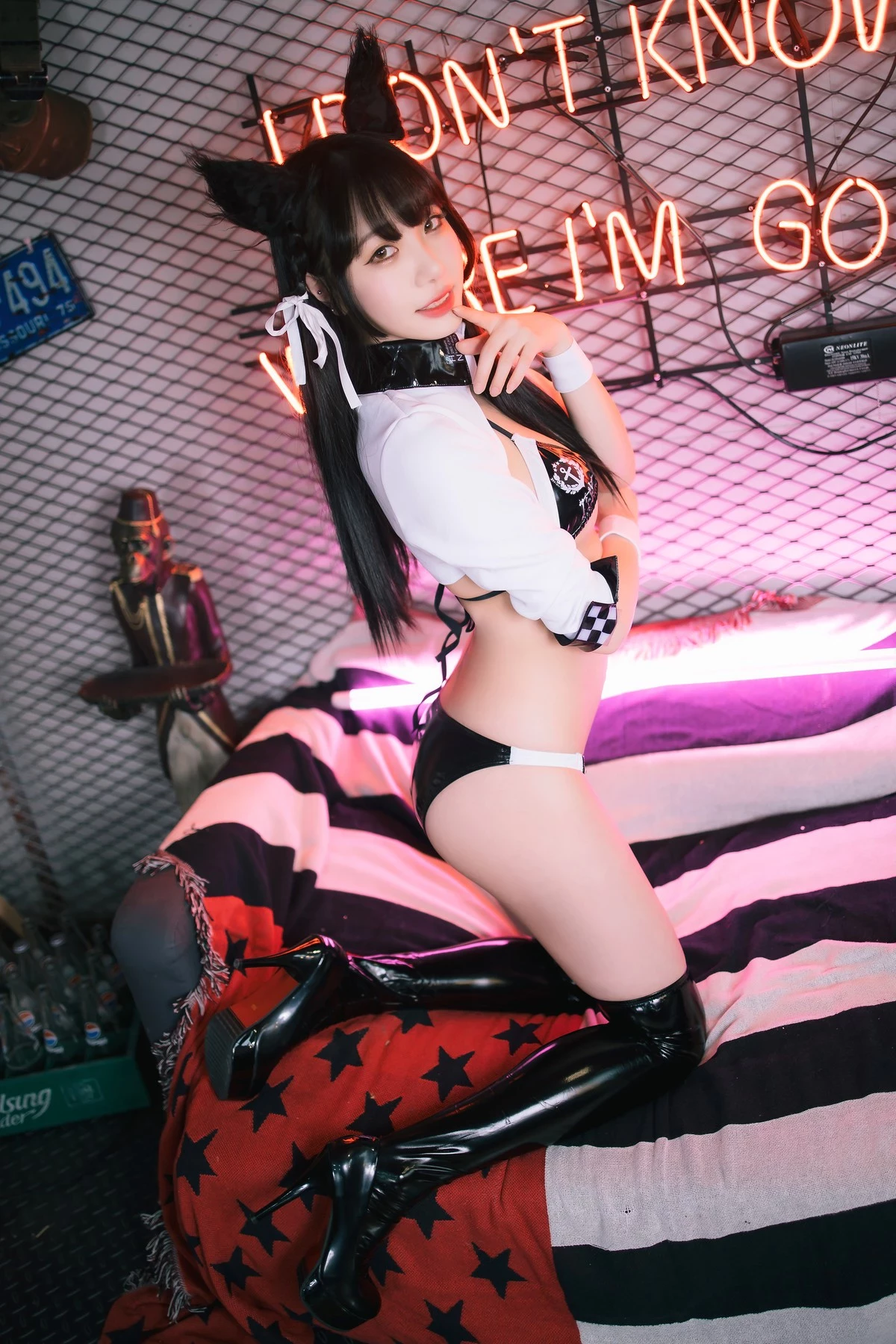 수련수련 Sooflower Cosplay Atago 愛宕 Racing Queen