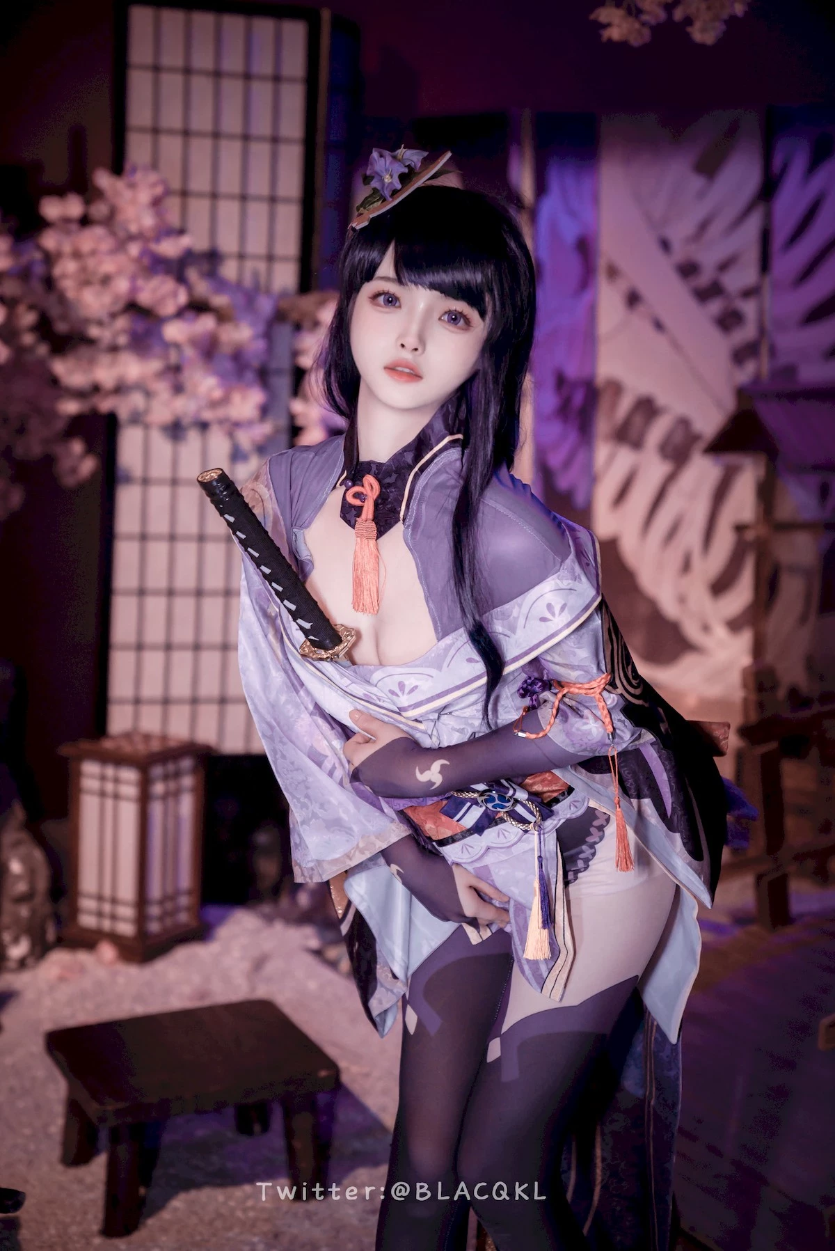 Cosplay 白莉愛吃巧克力 雷電將軍